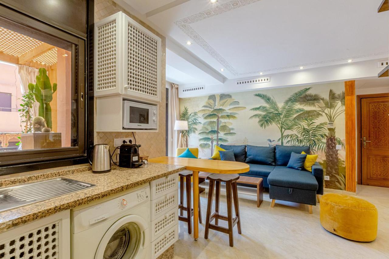 Le Palmier - Appartement Authentique A Gueliz Marrakesh Eksteriør billede