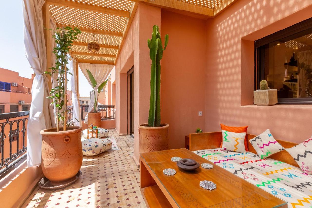 Le Palmier - Appartement Authentique A Gueliz Marrakesh Eksteriør billede