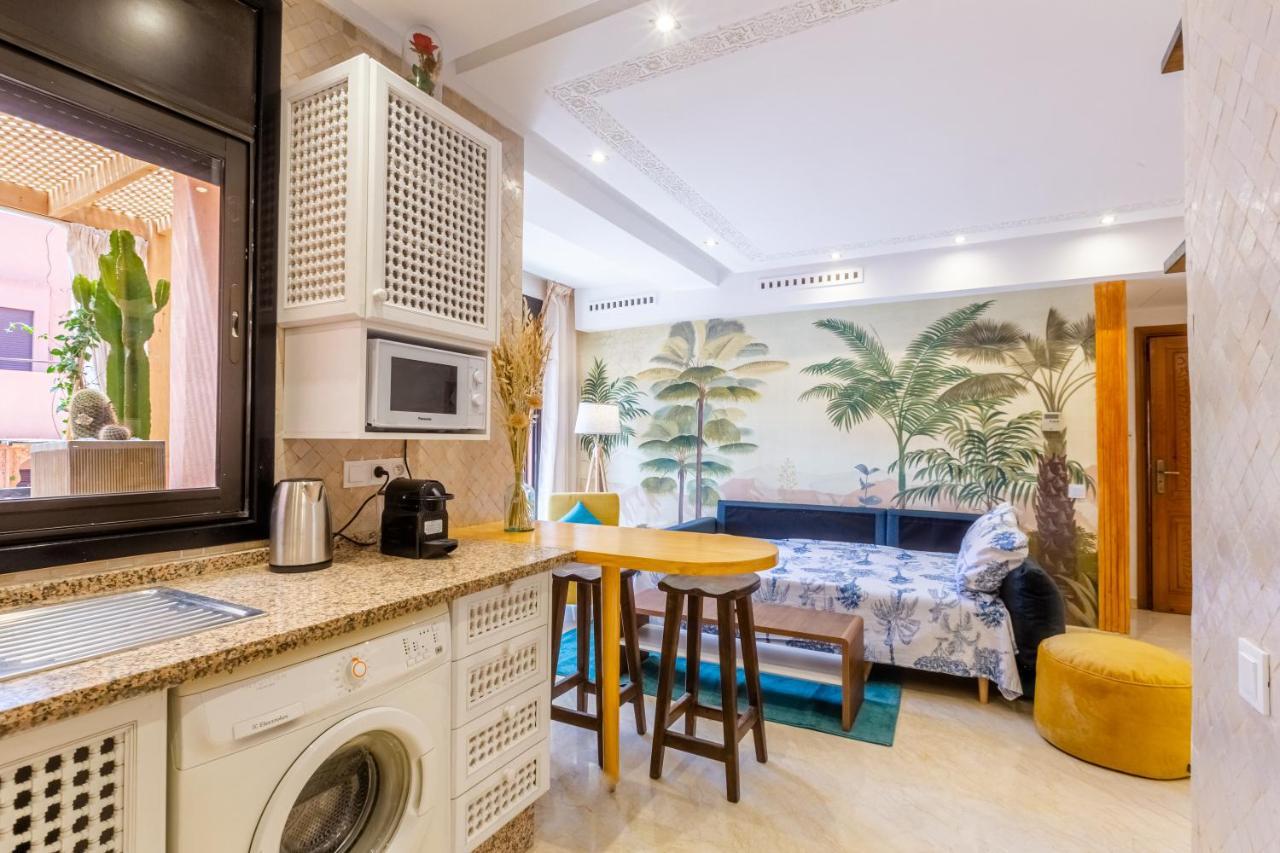 Le Palmier - Appartement Authentique A Gueliz Marrakesh Eksteriør billede