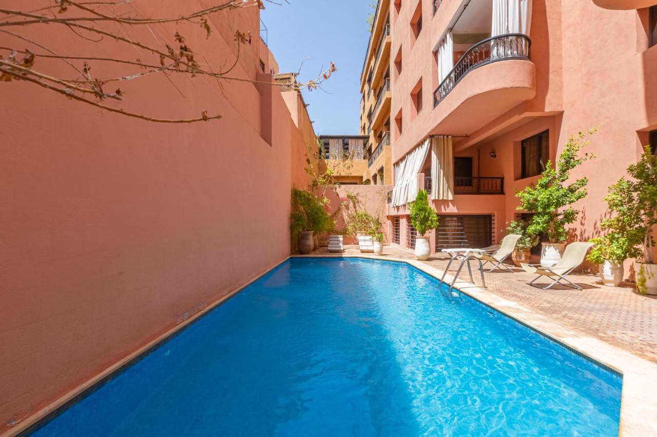 Le Palmier - Appartement Authentique A Gueliz Marrakesh Eksteriør billede